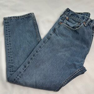 Men’s unisex Levi’s 505 straight leg jeans